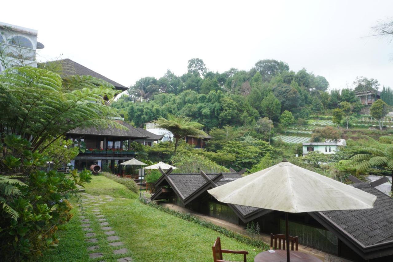 Rumah Stroberi Organic Farm & Family Lodge Lembang Eksteriør billede